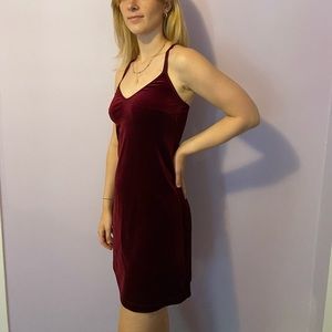 Red Velvet Dress